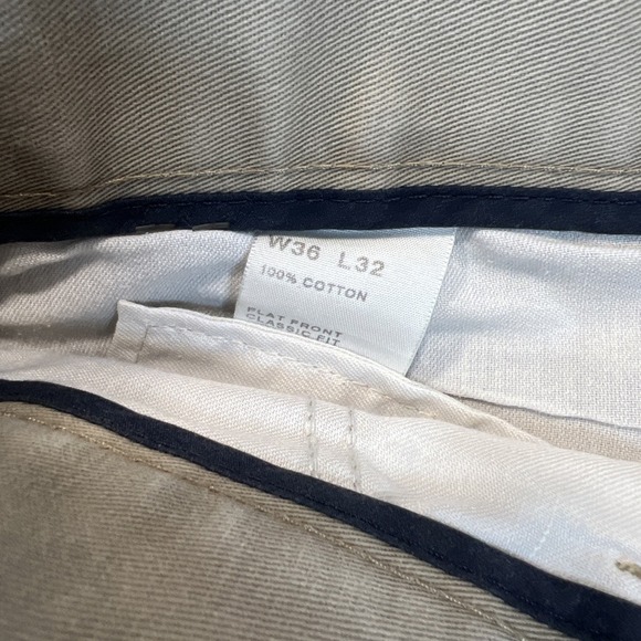 Dockers Khaki Pants 36x32 Men Straight Slim Tapered Fit Slacks Chinos - Picture 3 of 10